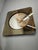 Vintage Italian Space Age Smoked Glass and Circular Wall Mirror, 1970s For Sale - Image 8 of 12