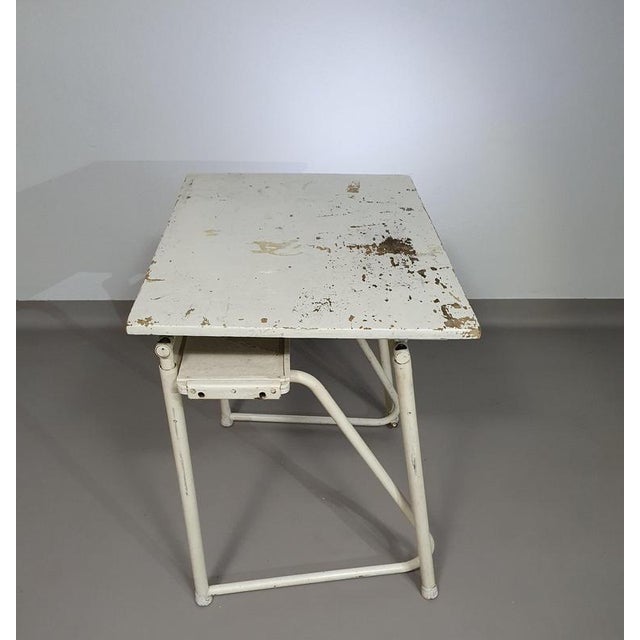 Vintage Industrial Drawing Table For Sale - Image 5 of 18