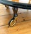 Italian Sorrento Drop Leaf Rosewood Serving Trolley with Inlaid Brass Decor, 1950s For Sale - Image 4 of 6