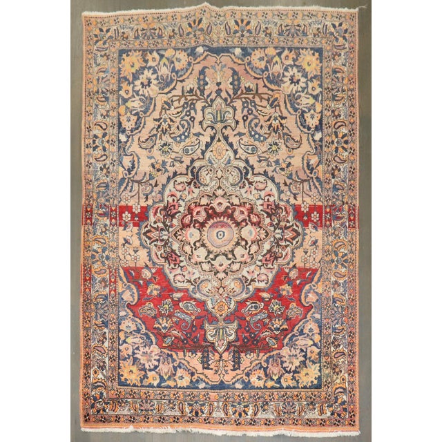 Vintage Zabihi Collection Persian Bakhtiari Rug - 6'7" x 9'9" For Sale In New York - Image 6 of 12