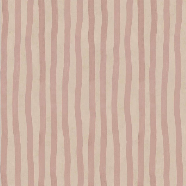 Artist's Stripe Wallpaper - Sakura & Astrantia For Sale