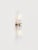 Magda IV Wall Lamp in Brass with Aluminum and Fluted Glass by Studio Marine Breynaert For Sale - Image 4 of 9