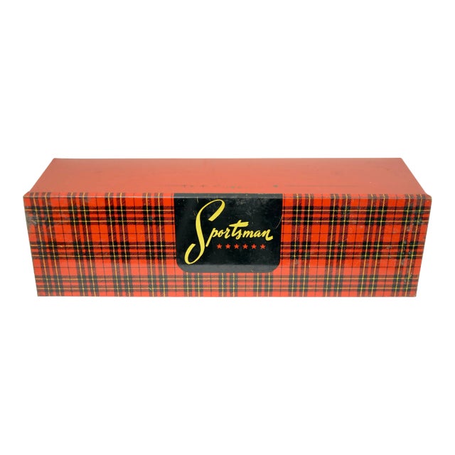 Sportsman Plaid Metal Box For Sale