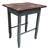 1920s Primitive Table With Rustic Top and Blue Legs For Sale