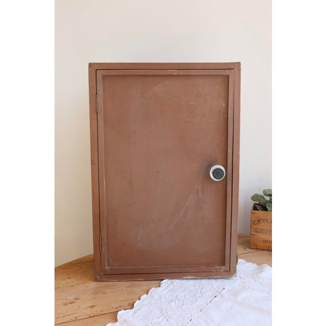 Antique Painted Wooden Storage Unit, 1930s For Sale - Image 9 of 9