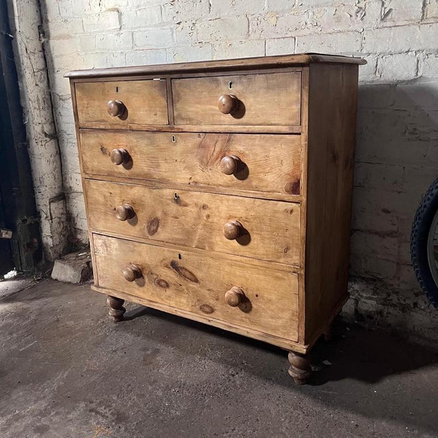 Victorian Pine Chest of Drawers For Sale - Image 6 of 14