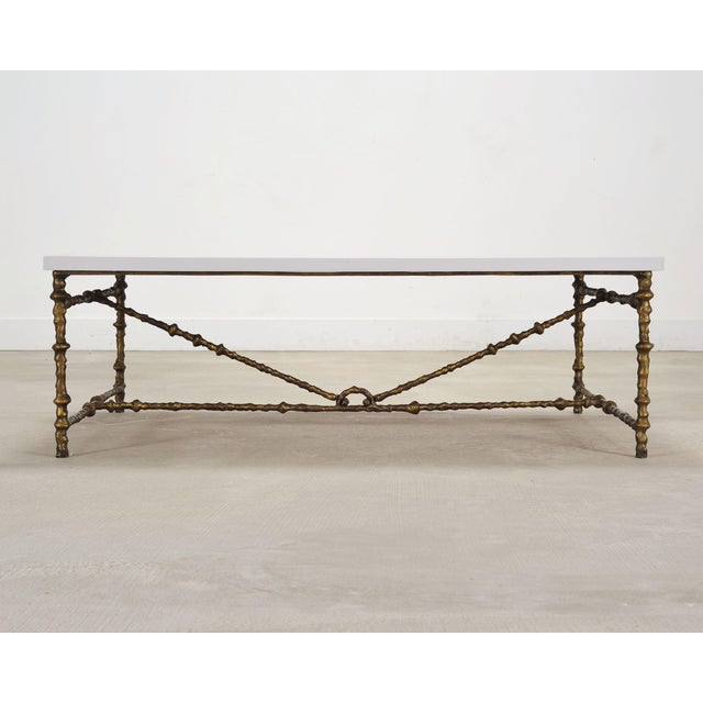 Oly Studio Gilded Iron Faux Bois Branch Diego Cocktail Table For Sale - Image 17 of 17