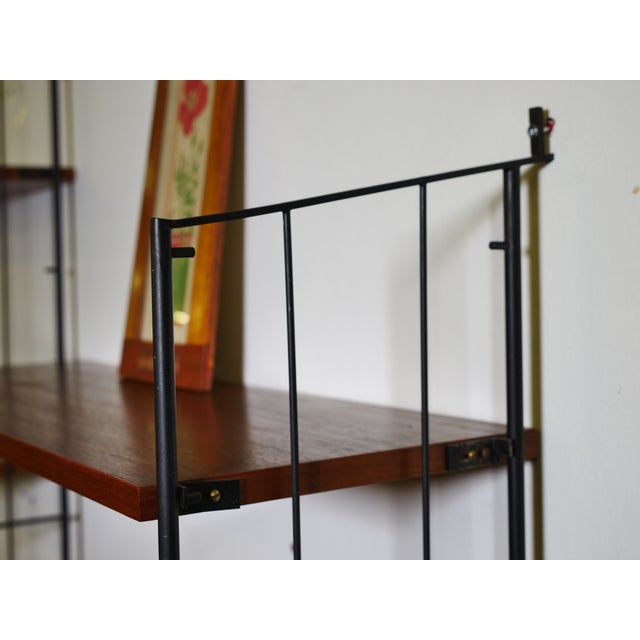 Mid-Century Modern Mid-Century Modular String Shelving Unit in Teak, 1960s, Set of 12 For Sale - Image 3 of 18