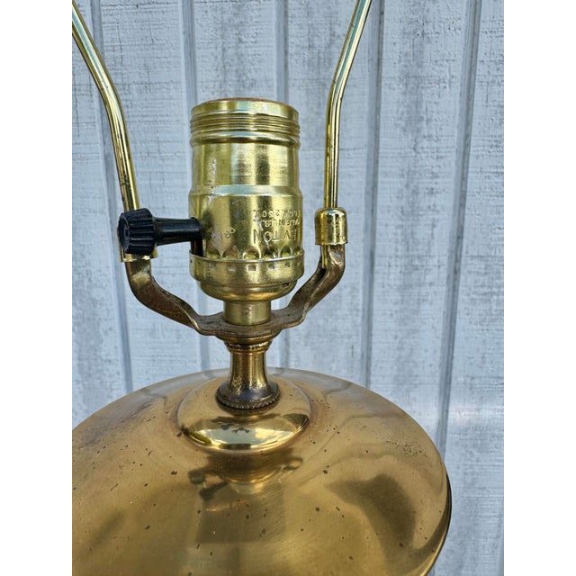 Late 20th Century Yellow Chinese Famille Rose Vase Lamp For Sale - Image 11 of 12