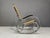 Vintage Chrome and Rattan Rocking Chair, 1960s For Sale - Image 10 of 11