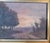 20th Century American Tonalist Sunset Landscape Painting in Gold Frame For Sale - Image 4 of 13