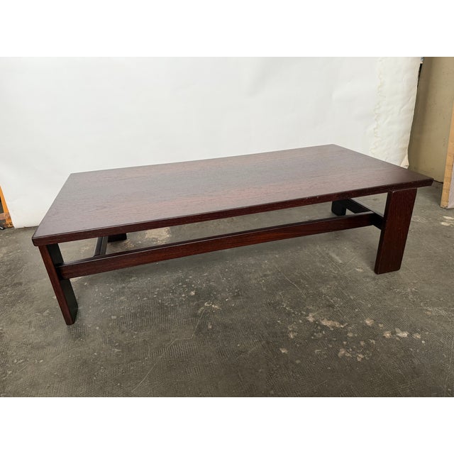 Mid-Century Modern Mid-Century Modern Dutch Coffee Table in Wengé from T Spectrum, 1960s For Sale - Image 3 of 6
