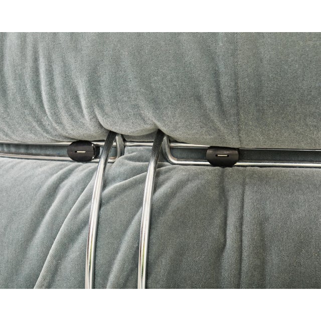 Cassina Soriana Mohair Sofa Designed by Afra and Tobia Scarpa For Sale - Image 12 of 18