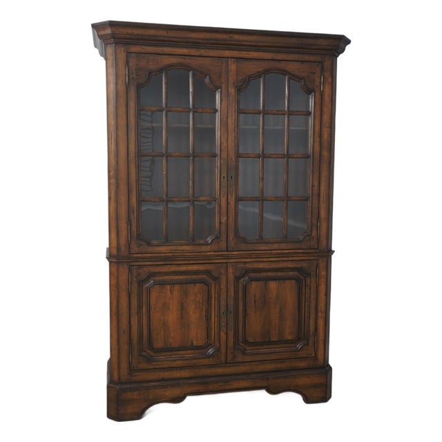 Guy Chaddock Country Distressed Finish China Cabinet For Sale