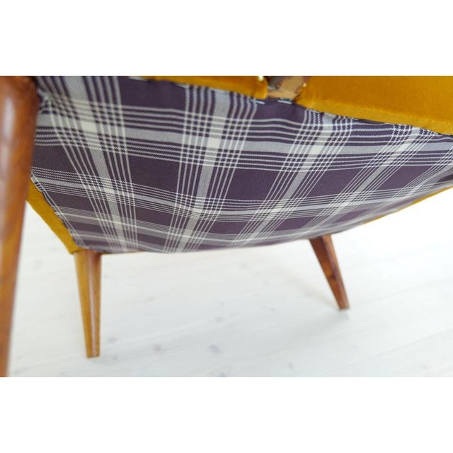 Modern Art Deco vLounge Chairs in Velvet, Sweden, 1940s, Set of 2 For Sale - Image 17 of 18