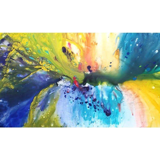 Jackson Pollock Painting Large Abstract 1985 For Sale - Image 4 of 14