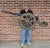 Exceptional antique handmade decorative wooden cannon in original paint.