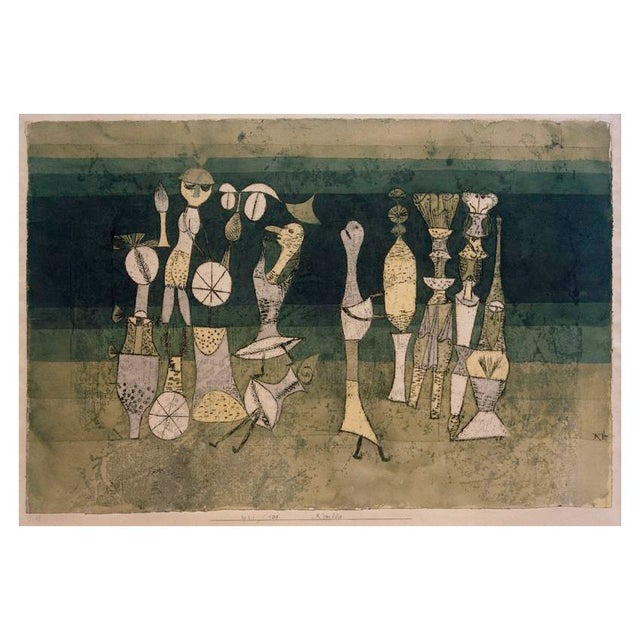 Comedy Paul Klee; 1879–1940. Komödie (Comedy), 1921. Watercolour and oil on paper, 30.5 × 45.4 cm. London, Tate Modern....