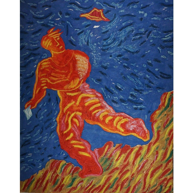 Artist: Sandro Chia Title: Untitled #10 Medium: Carborundum etching with hand coloring, each piece is unique Signed: Hand...