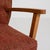 Pair of Mid-Century Modern Upholstered Armchairs Burnt Orange For Sale - Image 4 of 14