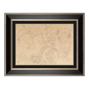 1990s Etude Le Grand Cirque Figurative Ink Drawing on Paper Guillaume Azoulay