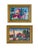 Vintage 1960s Gilt-Framed Needlepoint Landscape Artwork - a Pair For Sale - Image 11 of 11