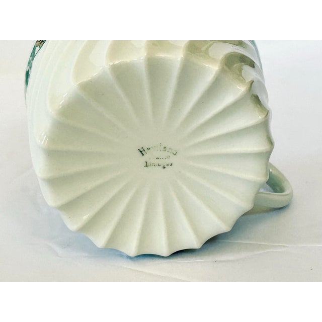 Ceramic 1960s Calais Haviland Limoges Flat Cup & Saucer Set For Sale - Image 7 of 11