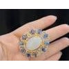 Bochic "Orient" Vintage Sapphire, Diamonds & Multi Gem Ring Set 18K & Silver For Sale - Image 16 of 18