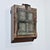 Portuguese Wall Cabinet Made with 19th Century Door For Sale - Image 11 of 13