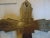 Pre-War Brass Hanging Cross, 1920s For Sale - Image 3 of 10