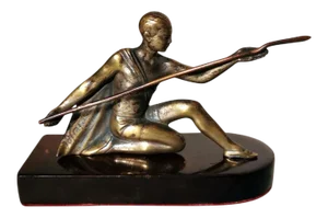 Early 20th Century Art Deco Bronze Statuette of a Gymnast