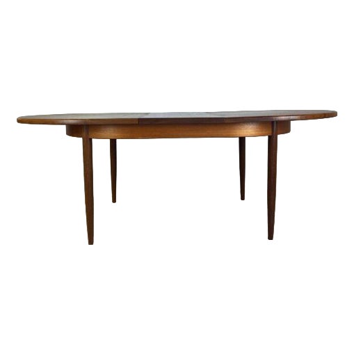 Vintage Danish Teak Dining Table, 1960s For Sale