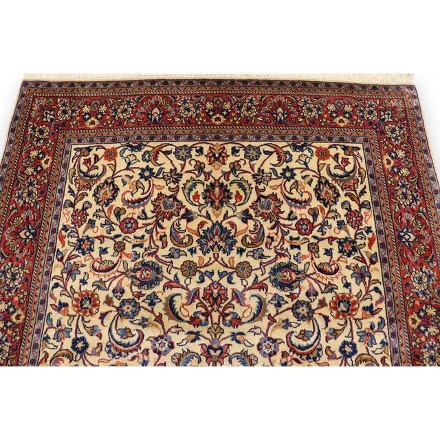 Middle Eastern Hand-Knotted Sarough Rug For Sale - Image 3 of 11