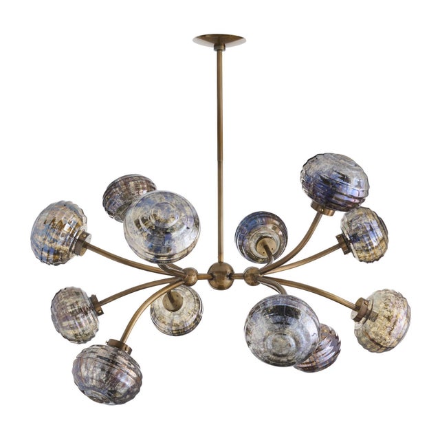 2020s Arteriors Home Merrick Gold Iron Chandelier For Sale - Image 5 of 10
