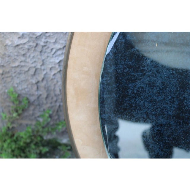 Italian Round Mirror by Santambrogio & De Berti, 1950 For Sale - Image 10 of 13