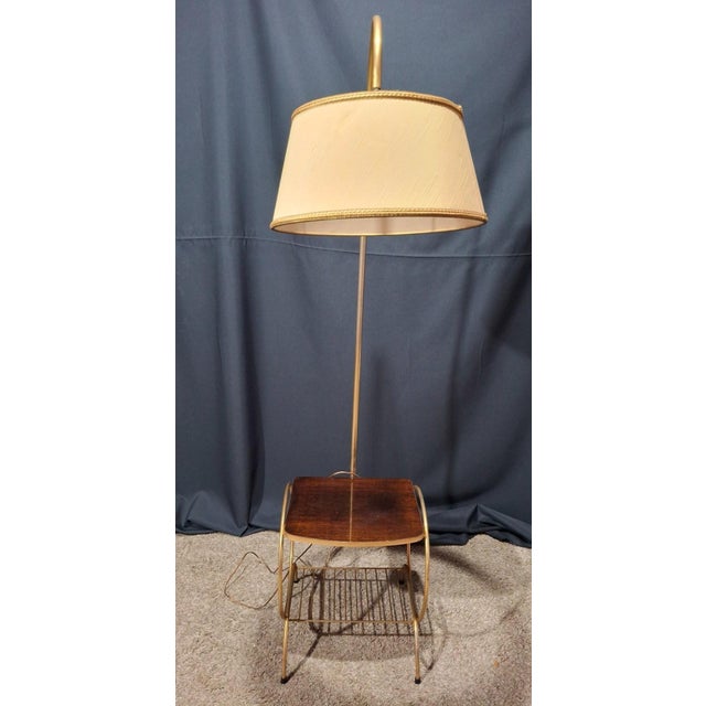 Floor Lamp with Reading Light, 1950s For Sale - Image 3 of 10