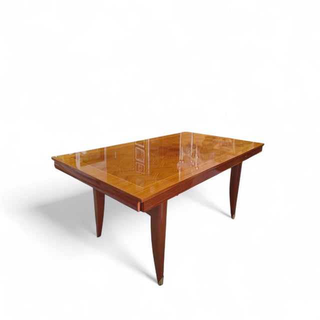 Cherrywood Dining Table, 1950s For Sale - Image 15 of 15