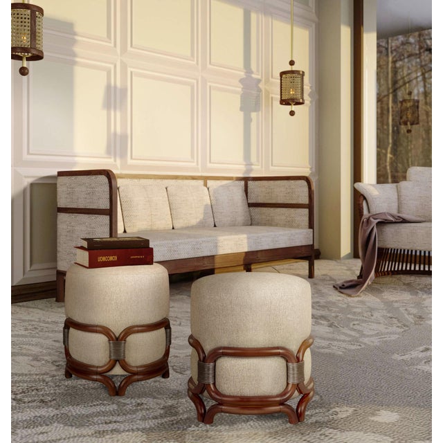 Crockford Sofa by Wood Tailors Club For Sale - Image 12 of 16