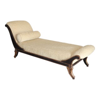 Nancy Corzine Hollywood Regency Chaise For Sale