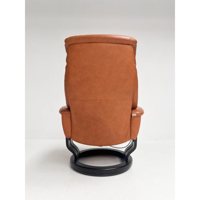 Relax Chair with Ottoman by Hjort Knudsen, 1990s For Sale - Image 10 of 18