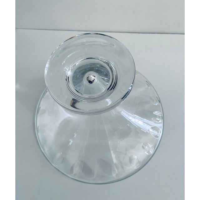 Glass 1990s Waterford Crystal Centerpiece Vase By John Rocha For Sale - Image 7 of 9
