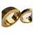 Vintage Curtis Jere Round “Porthole” Brass Mirrors For Sale