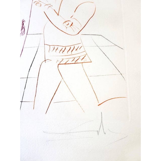 Salvador dali - original handsigned etching from la quête du graal dimensions: 45 x 33 cm handsigned edition: 38/100 (from...