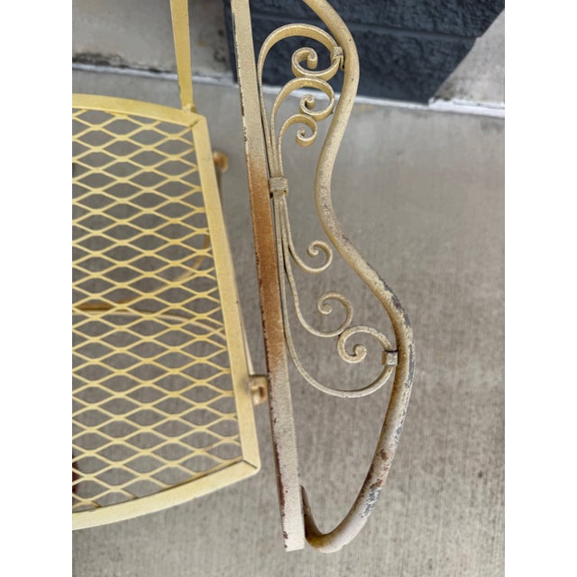 Mid-Century Iron Patio Dining Chairs by Woodard - Set of 6 For Sale - Image 10 of 11