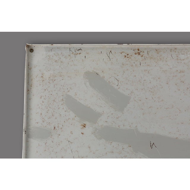 Metal Large Vintage Belgian Advertising Sign for Nivea Cosmetics, 1970s For Sale - Image 7 of 12