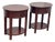 Pottery Barn Valencia Oval Nightstands, Pair For Sale
