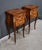 Mid-20th Century Louis XV Marquetry Bedside Tables, Set of 2 For Sale - Image 3 of 18