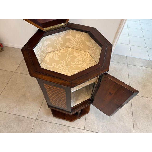 Brown Antique Biedermeier Inlaid Bar For Sale - Image 8 of 18