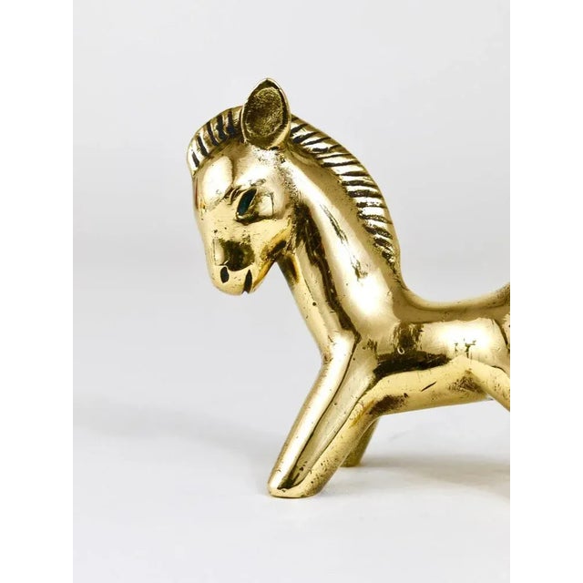Mid-Century Horse Brass Figurine by Walter Bosse for Herta Baller, Austria, 1950s For Sale - Image 6 of 11