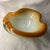 Bring a touch of mid-century Italian luxury into your home with this authentic, hand-blown Murano art glass clam shell...